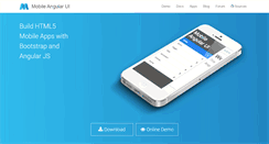 Desktop Screenshot of mobileangularui.com